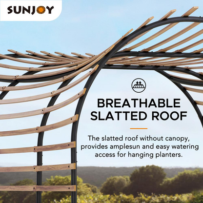 Sunjoy Racewood 14 x 12 ft Pergola