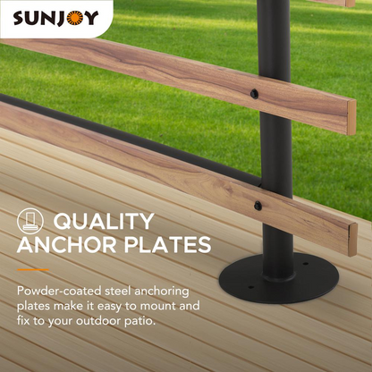 Sunjoy Racewood 14 x 12 ft Pergola