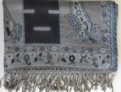 Handwoven Paisley Jamavar one of a kind limited edition designer Shawl