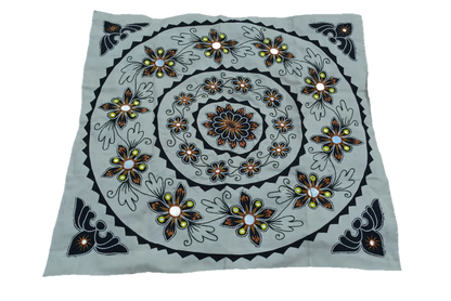 OMSutra Mandala Applique Boho Tapestry for Wall Decor