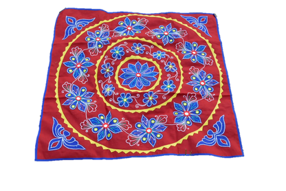 OMSutra Mandala Applique Boho Tapestry for Wall Decor
