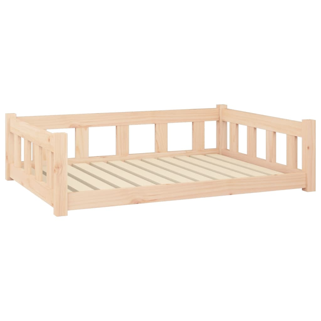 vidaXL Dog Bed 41.5"x29.7"x11" Solid Wood Pine