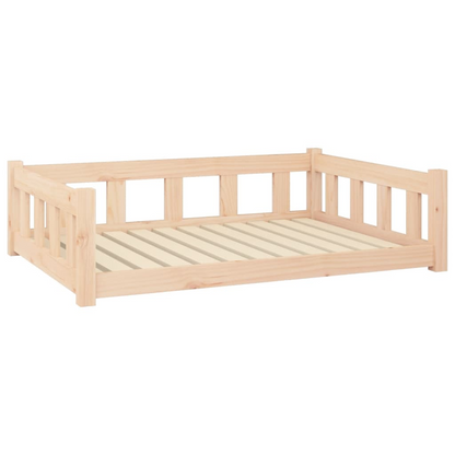 vidaXL Dog Bed 41.5"x29.7"x11" Solid Wood Pine