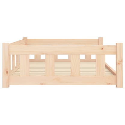 vidaXL Dog Bed 41.5"x29.7"x11" Solid Wood Pine