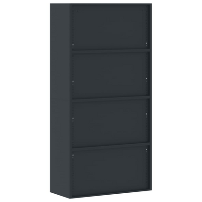vidaXL File Cabinet Anthracite 35.4"x15.7"x70.9" Steel