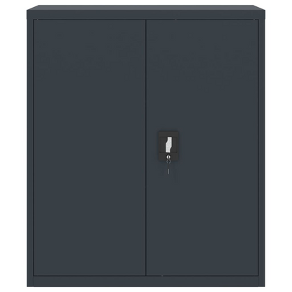 vidaXL File Cabinet Anthracite 35.4"x15.7"x41.3" Steel