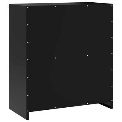 vidaXL File Cabinet Black 31.1"x15.7"x35.4" Steel