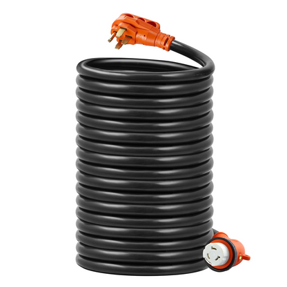VEVOR 50ft RV Power Cord Generator Cord 50A NEMA SS2-50R/NEMA 14-50P ETL Listed