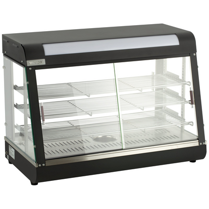 VEVOR 3-Tier Commercial Food Warmer Countertop Pizza Cabinet with Water Tray