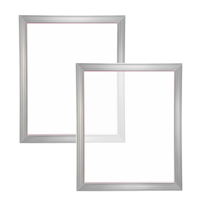 VEVOR Screen Printing Kit, 2 Pieces Aluminum Silk Screen Printing Frames, 20x24inch Silk Screen Printing Frame with 160 Count Mesh, High Tension Nylon Mesh and Sealing Tape for T-shirts DIY Printing