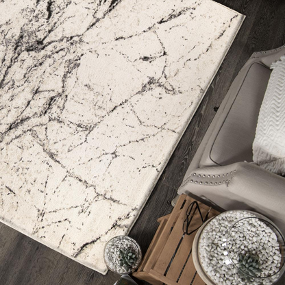Illusions Marble Hill Soft White (7'10" x 10'10")