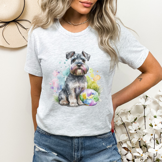 Schnauzer Easter Tee