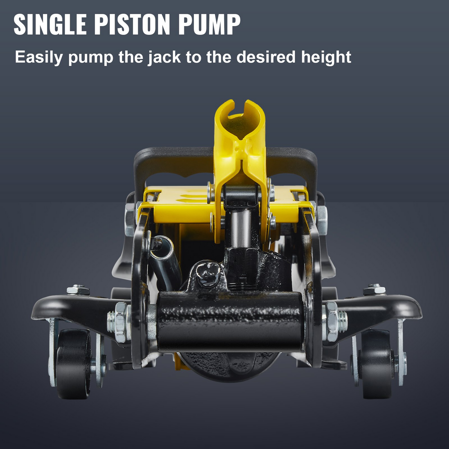 VEVOR Low Profile Floor Jack 2.5 Ton Heavy Steel Single Piston Hydraulic Pump