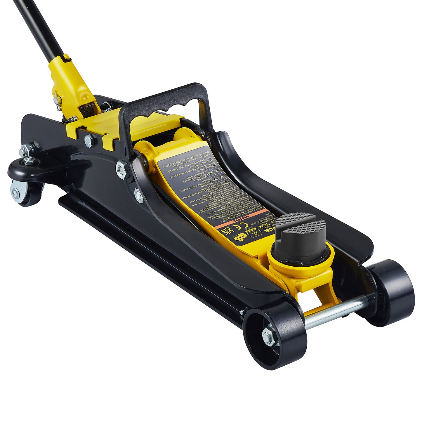 VEVOR Low Profile Floor Jack 2.5 Ton Heavy Steel Single Piston Hydraulic Pump