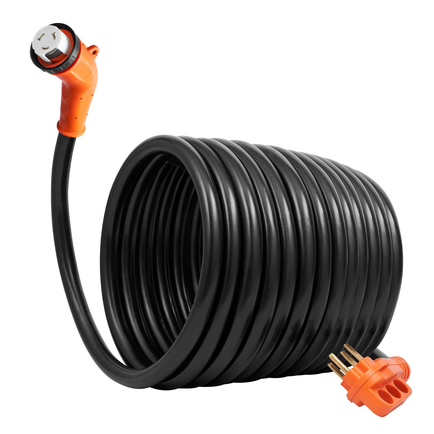 VEVOR 50ft RV Power Cord Generator Cord 50A NEMA SS2-50R/NEMA 14-50P ETL Listed