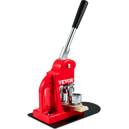 VEVOR Button Maker Machine Badge Pin Machine 1.25" 32MM 500 Free Parts Press Kit
