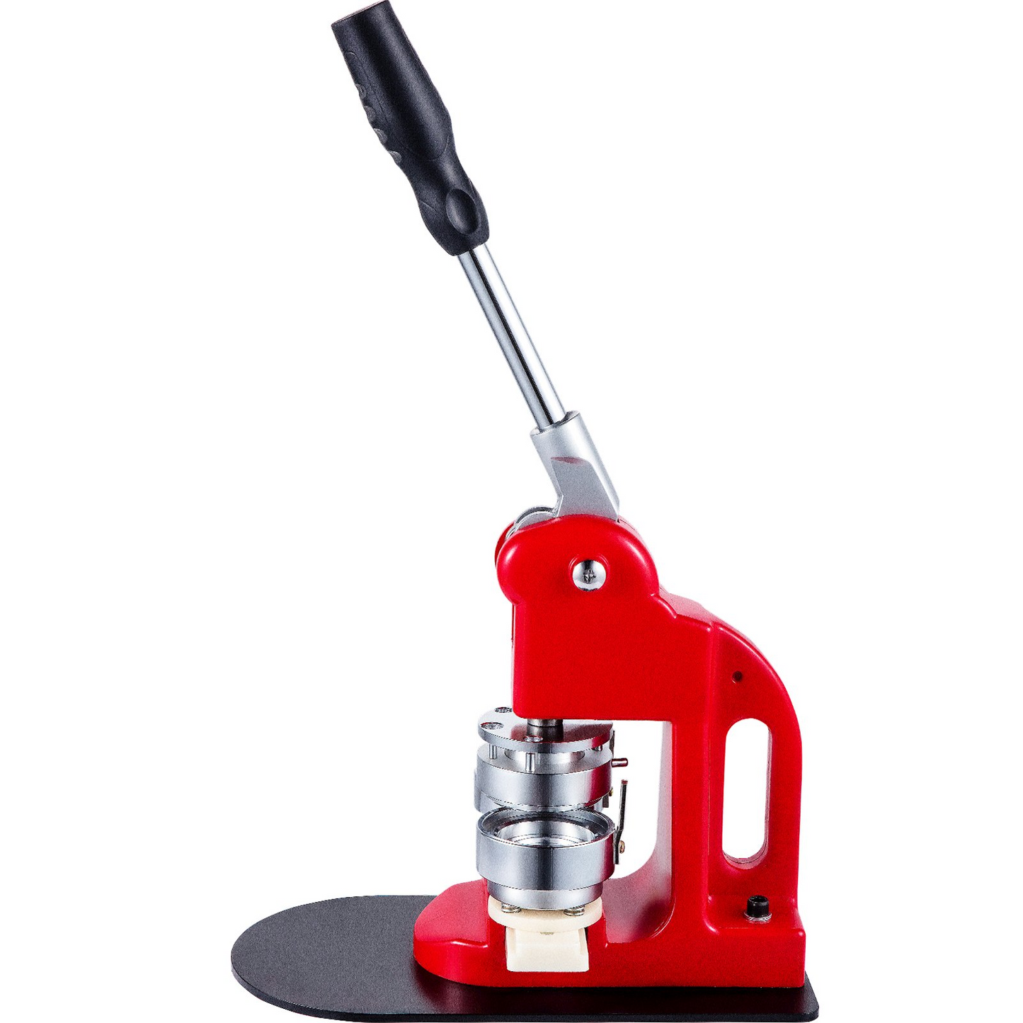 VEVOR Button Maker 58mm Badge Maker Machine 2.28 inch Badge Punch Press Pin Button Maker with Free 500 Pcs Button Parts and Circle Cutter (500pcs,58mm 2-1/4")
