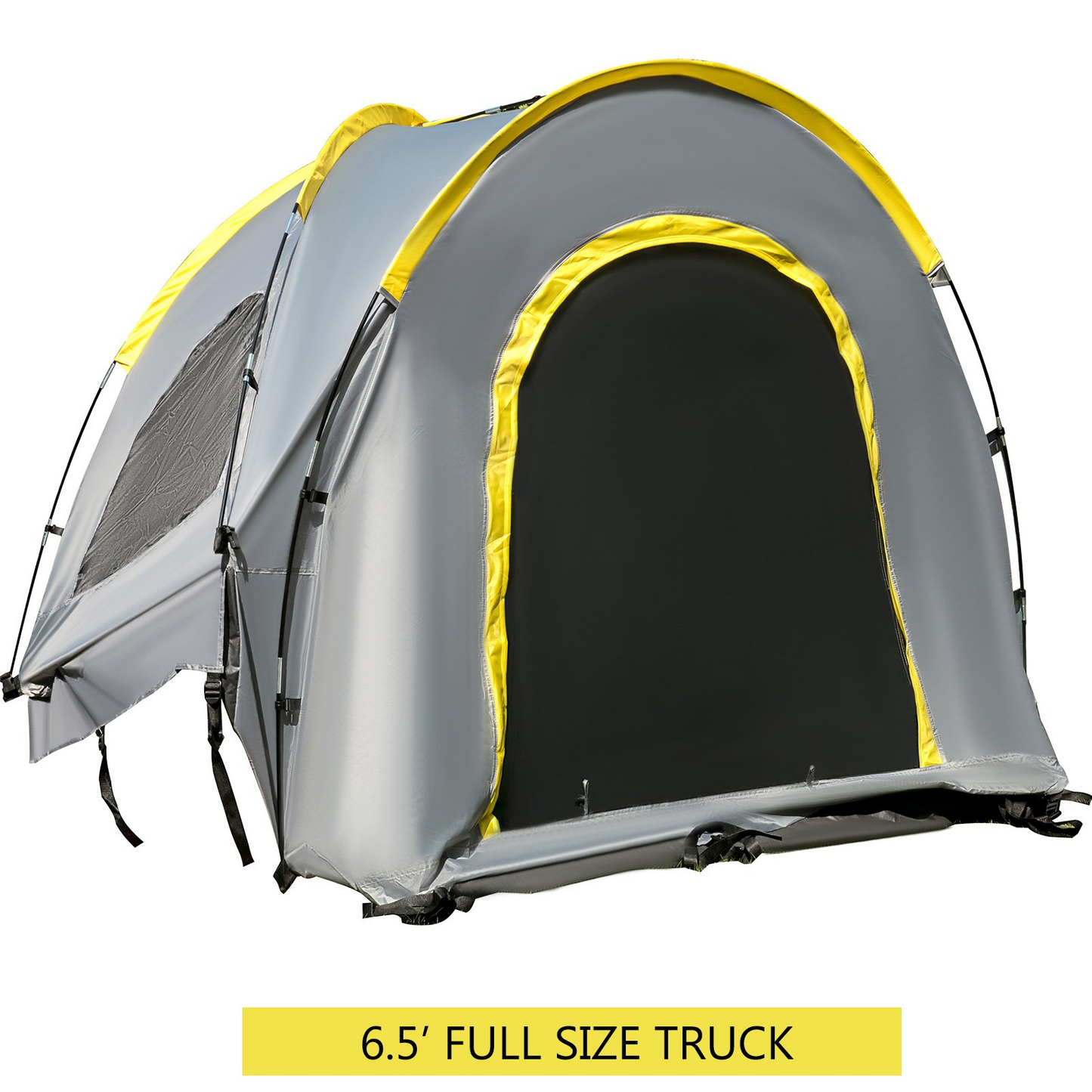 VEVOR Truck Tent 6.5 ft, Truck Bed Tent, Pickup Tent for Full Size Truck, Waterproof Truck Camper, 2-Person Sleeping Capacity, 2 Mesh Windows, Easy to Setup Truck Tents for Camping, Hiking, Fishing