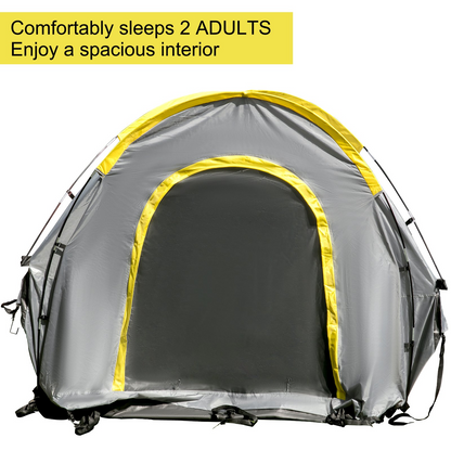 VEVOR Truck Tent 6' Tall Bed Truck Bed Tent, Pickup Tent for Mid Size Truck, Waterproof Truck Camper, 2-Person Sleeping Capacity, 2 Mesh Windows, Easy to Setup Truck Tents for Camping, Hiking