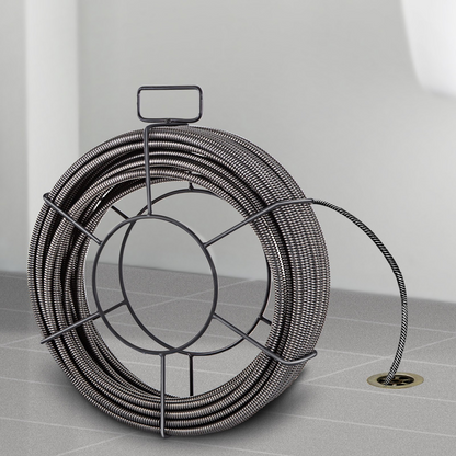 Drain Cable Sewer Cable 75ft 1/2in Drain Cleaning Cable Auger Snake Pipe