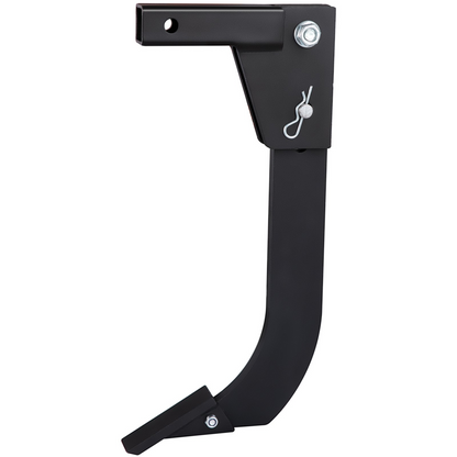 VEVOR Hitch Mounted Ripper, 18" Shank Length Box Scraper Shank, 4 Hole Site Box Blade for Tractor, 2 Locating Pins Ripper Shank, 2 Plough Tips Box Blade Shank Teeth