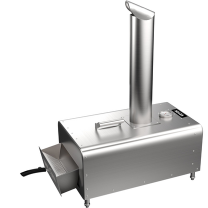 VEVOR Outdoor Pizza Oven 12", Wood Fired Ovens, Stainless Steel Portable Pizza Oven, Wood Pellet Burning Pizza Maker Ovens with Accessories for Outdoor Cooking (Rectangle)