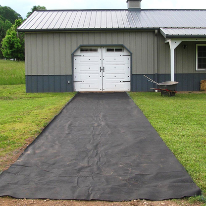 VEVOR Garden Weed Barrier Fabric, 4OZ Heavy Duty Geotextile Landscape Fabric, 15ft x 20ft Non-Woven Weed Block Gardening Mat for Ground Cover, Weed Control Cloth, Landscaping, Underlayment, Black