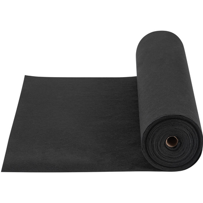 VEVOR Garden Weed Barrier Fabric, 4OZ Heavy Duty Geotextile Landscape Fabric, 15ft x 20ft Non-Woven Weed Block Gardening Mat for Ground Cover, Weed Control Cloth, Landscaping, Underlayment, Black