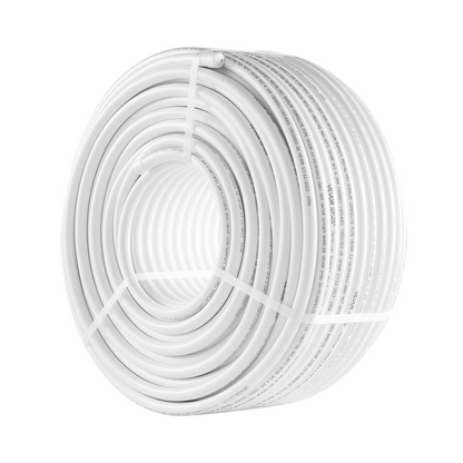 VEVOR PEX-AL-PEX Tube, 328ft, 5/8'' Diameter Aluminum-Plastic Composite Pipe Oxygen Barrier Radiant Floor PEX Pipe, 0.08'' Thickness Radiant Heat Floor Plumbing Inner Aluminum Layer PEX Tubing Pipe