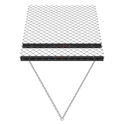 VEVOR Drag Harrow, 4' x 5' ATV Chain Harrow, Q235 Steel UTV Tractor Attachments Field Drag Mat for Landscape Leveling or Sod Prepping, Towable Harrow Rake Grader for Gravel Driveway, Farm, Field