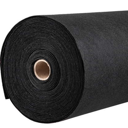 VEVOR Garden Weed Barrier Fabric, 4OZ Heavy Duty Geotextile Landscape Fabric, 15ft x 20ft Non-Woven Weed Block Gardening Mat for Ground Cover, Weed Control Cloth, Landscaping, Underlayment, Black