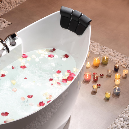 Empava-59AIS11 59 in. Whirlpool Freestanding Acrylic Bathtub