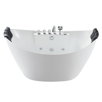 Empava-59AIS11 59 in. Whirlpool Freestanding Acrylic Bathtub