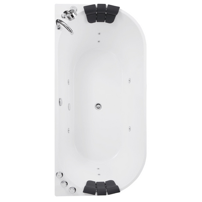 Empava-71AIS08 71 in. Luxurious Whirlpool Acrylic Alcove Bathtub
