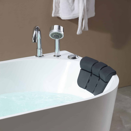 Empava-71AIS08 71 in. Luxurious Whirlpool Acrylic Alcove Bathtub