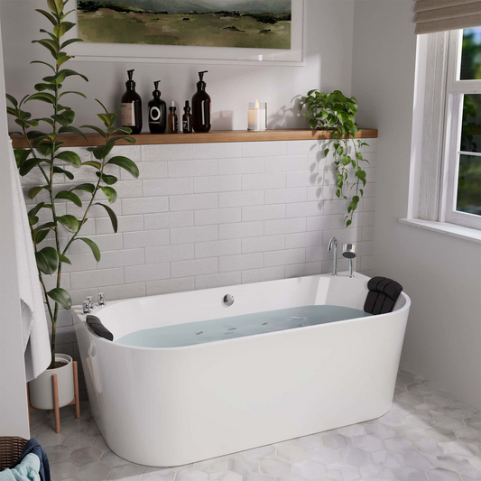 Empava-71AIS08 71 in. Luxurious Whirlpool Acrylic Alcove Bathtub