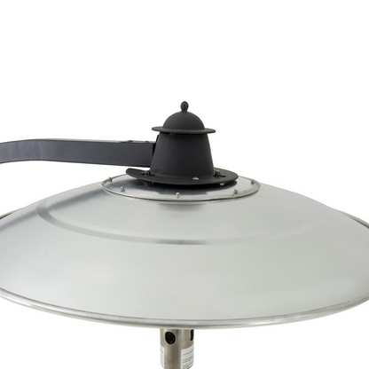 Sunjoy 45,000 BTU Black Steel Outdoor Patio Portable Offset Propane Gas Heater
