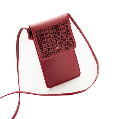 Multi Mini Transparent Phone And Credit Card Holder Cross Body Bag