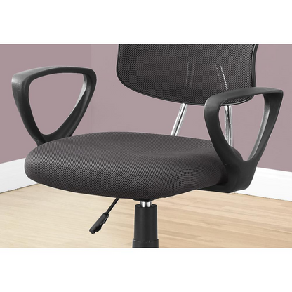 OFFICE CHAIR - GREY MESH JUVENILE / MULTI POSITION