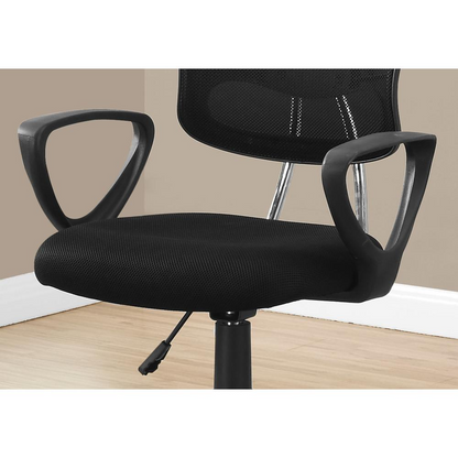 OFFICE CHAIR - BLACK MESH JUVENILE / MULTI-POSITION