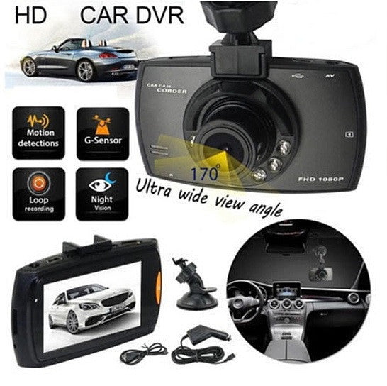 AUTOTRONS WA-V111R HD Car Dash Camera – Vehicle Dashboard DVR With Night Vision, Wired