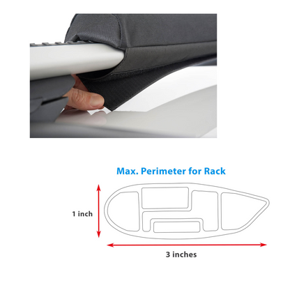 Aero Car Rack Pads-28 inch