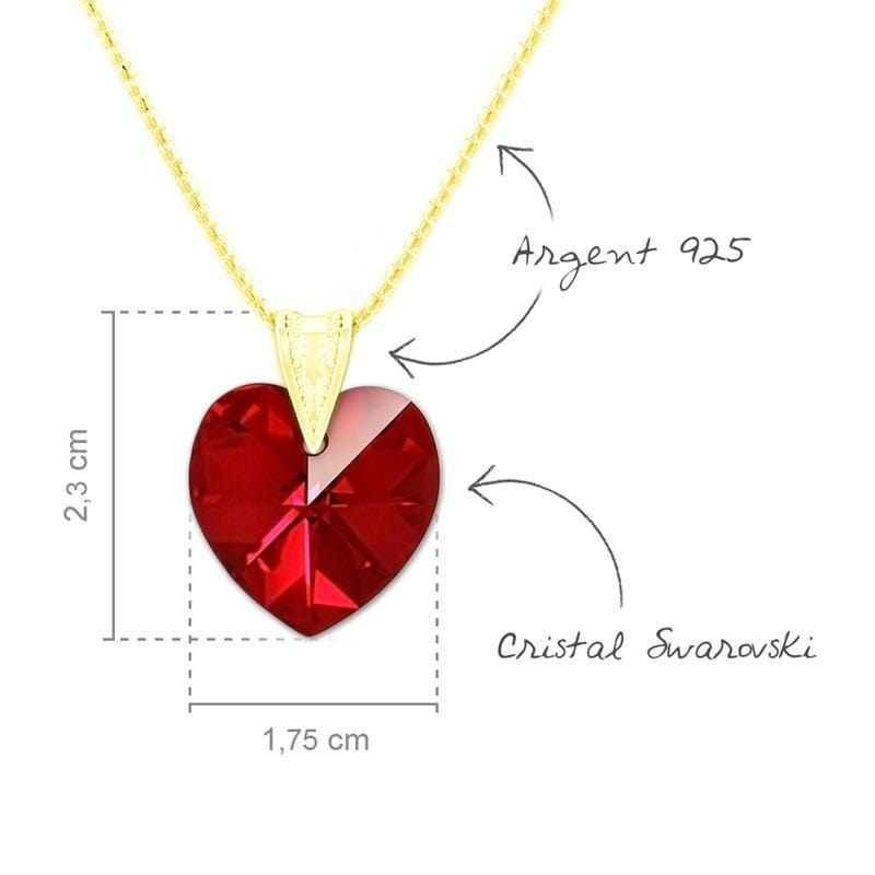 24K Gold Heart  Pendant Necklace Jewellery Set  Siam