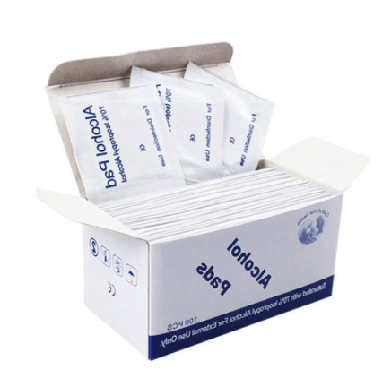 Alcohol Wipes - 100 Pcs  Small Alcohol Wipes
