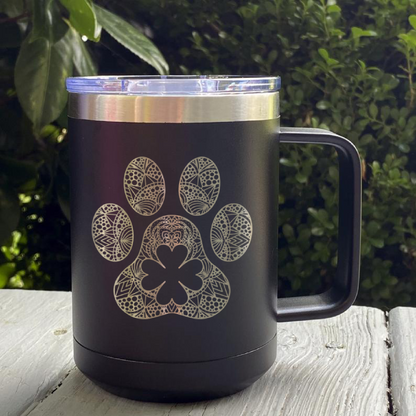 Lucky Farms Clover Mandala Mug