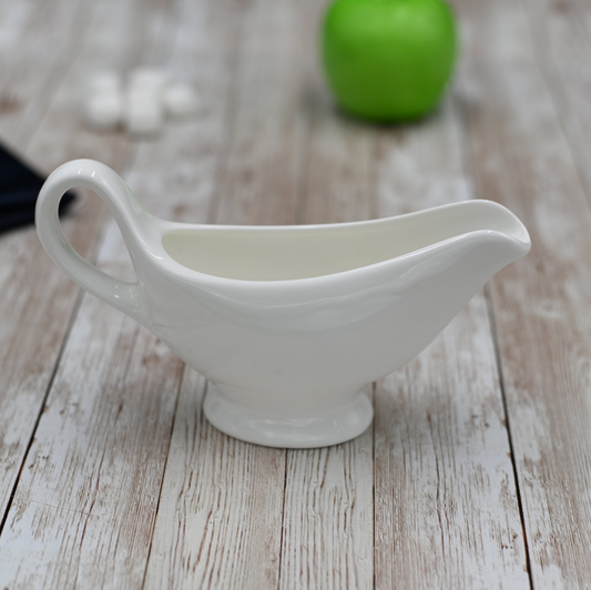White Sauce Boat 6 Oz | 170 Ml