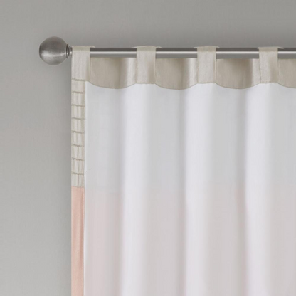 Polyoni Pintuck Window Panel w/ Lining,MP40-4373