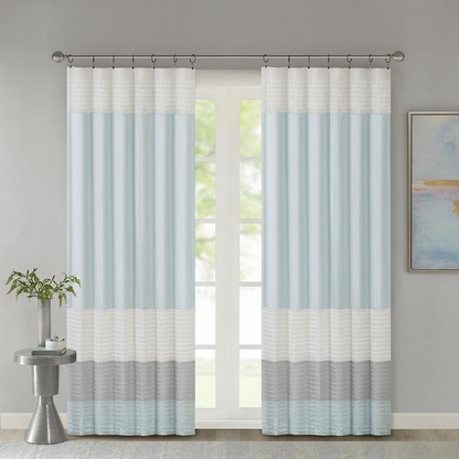 Polyoni Pintuck Window Panel w/ Lining,MP40-4373