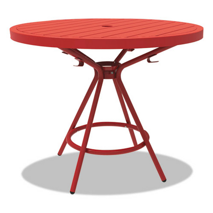 CoGo Tables, Steel, Round, 36" Diameter x 29 1/2" High, Black