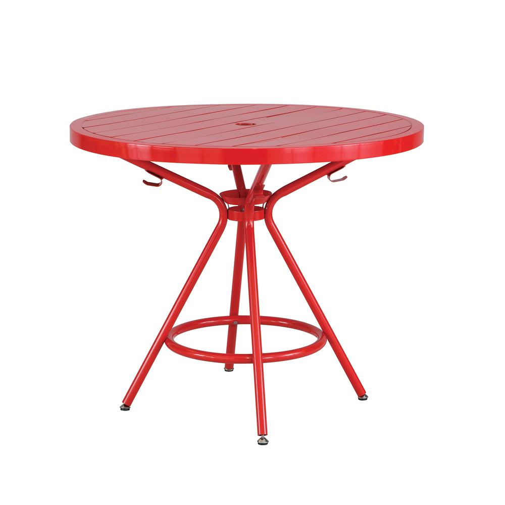 CoGo Tables, Steel, Round, 36" Diameter x 29 1/2" High, Black